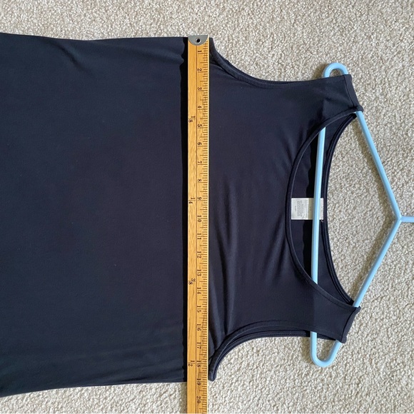 Orange Fashion Village black tank tunic size s/m - Picture 3 of 7